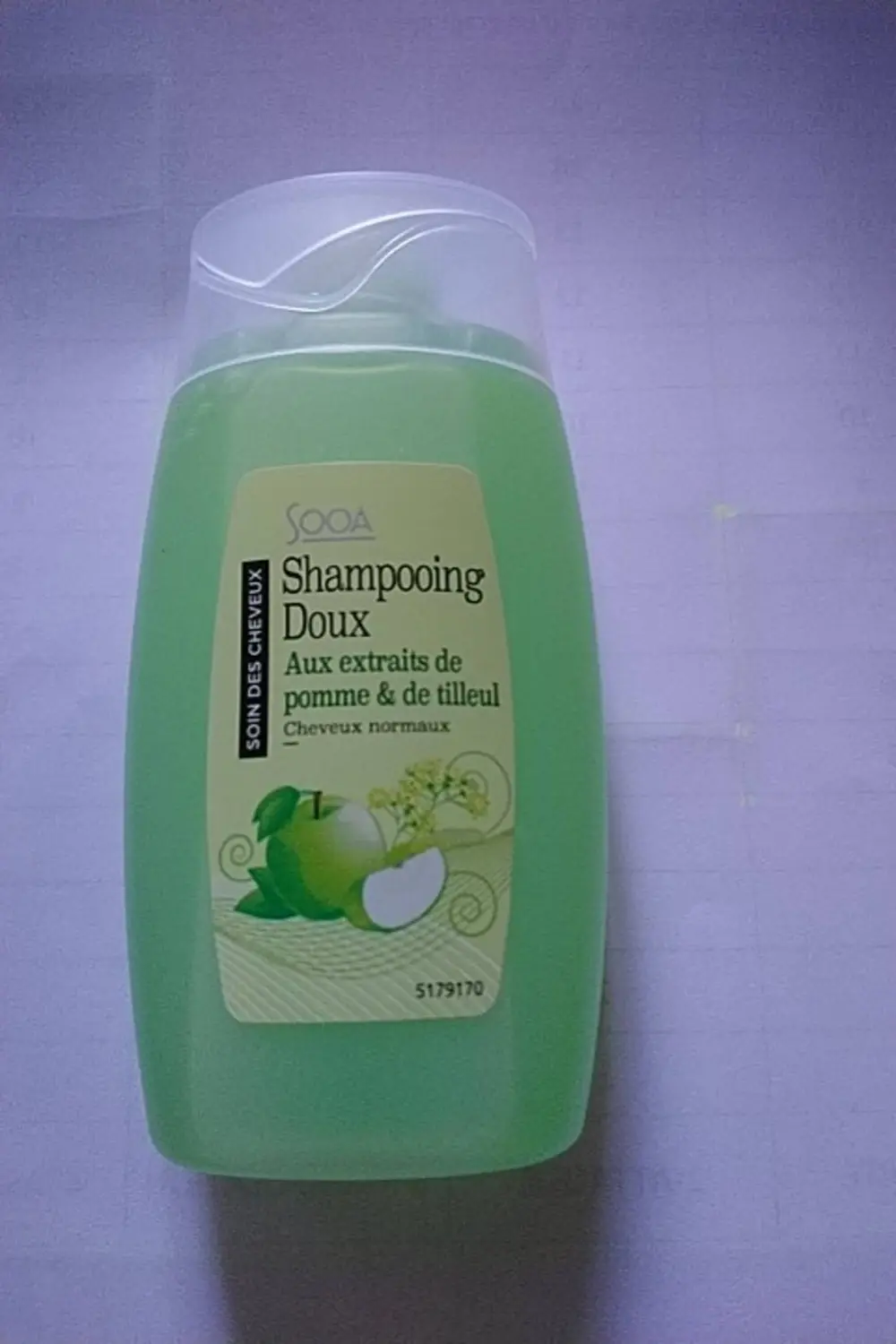 SOOA - Shampooing doux aux extraits de pomme & de tilleul