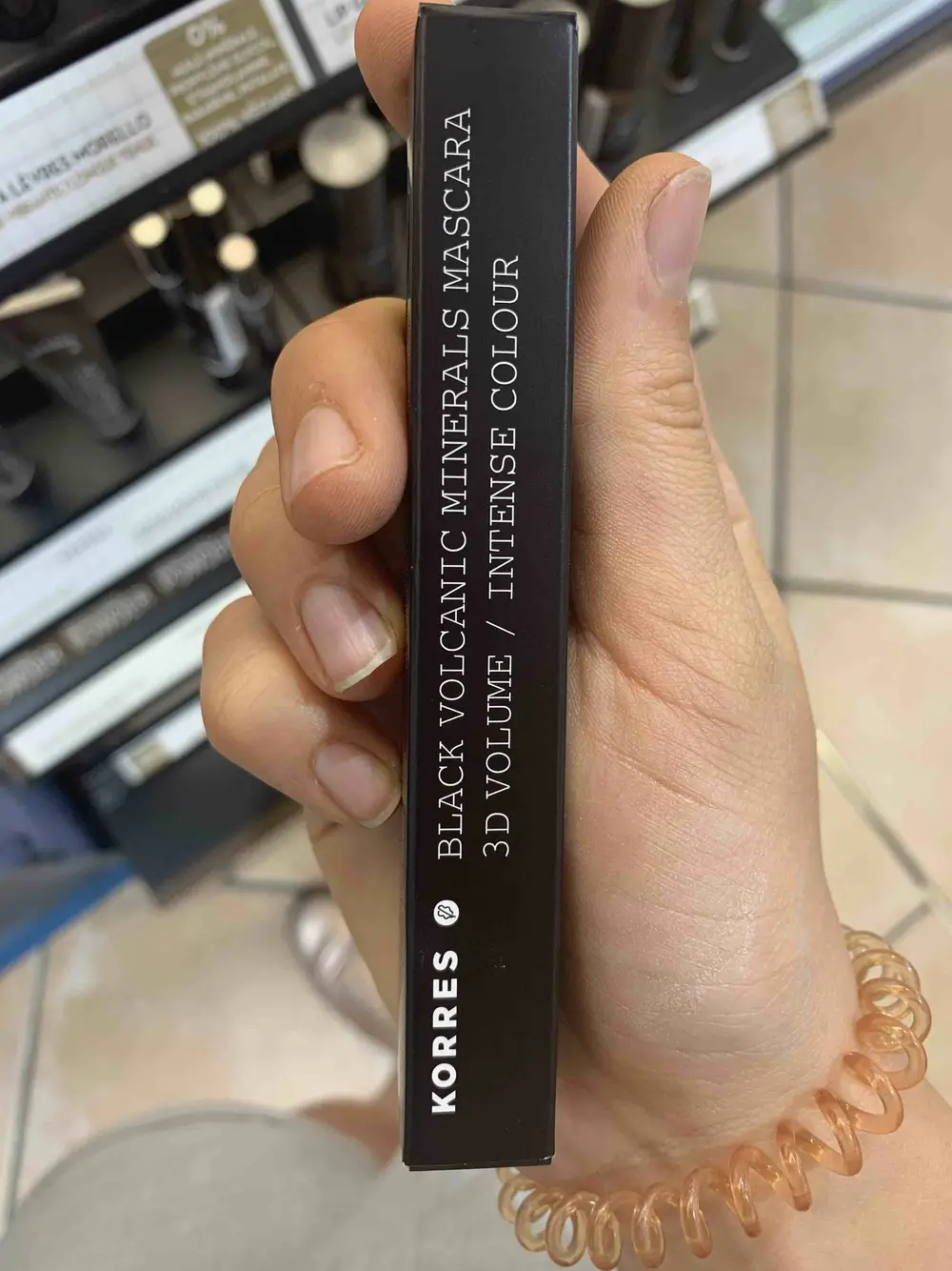 KORRES - Black volcanic minerals mascara 3D volume