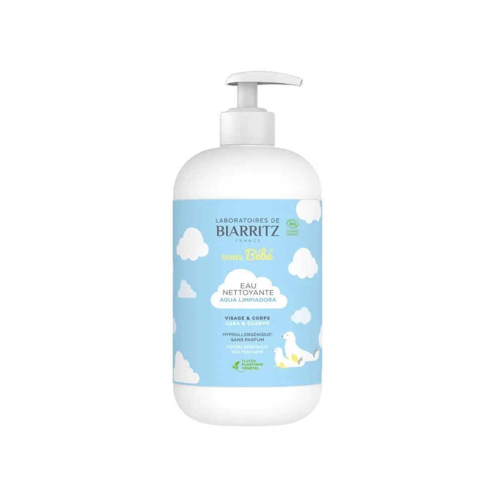 LABORATOIRES DE BIARRITZ - EAU NETTOYANTE BÉBÉ CERTIFIÉE BIO - 500 ML