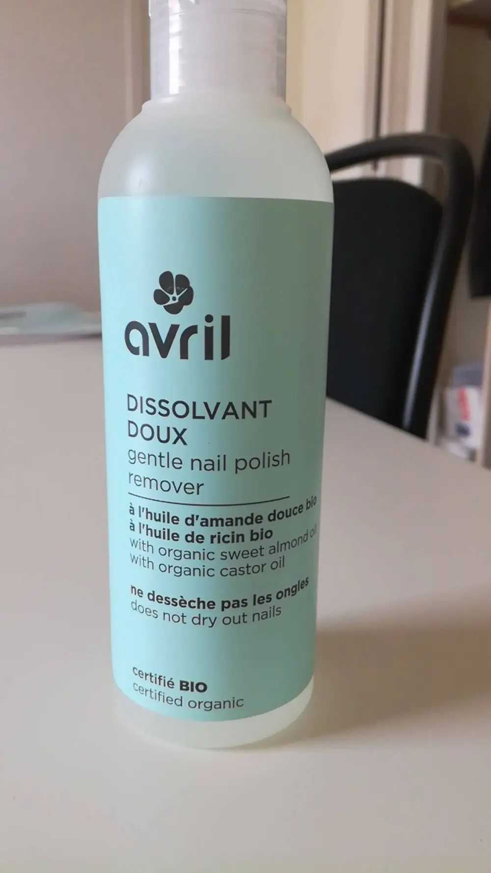 AVRIL - Dissolvant doux bio