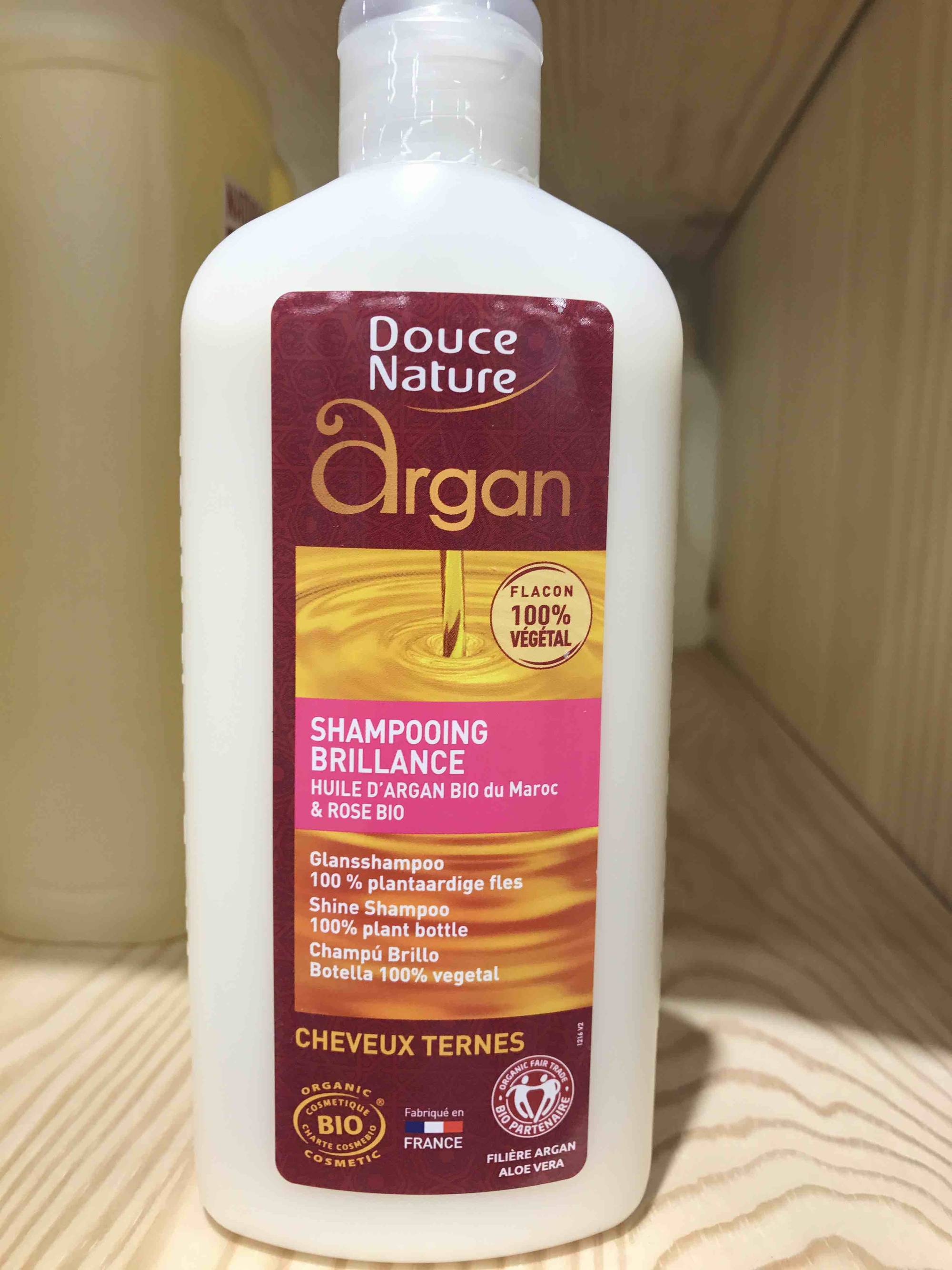 DOUCE NATURE - Argan - Shampooing brillance bio