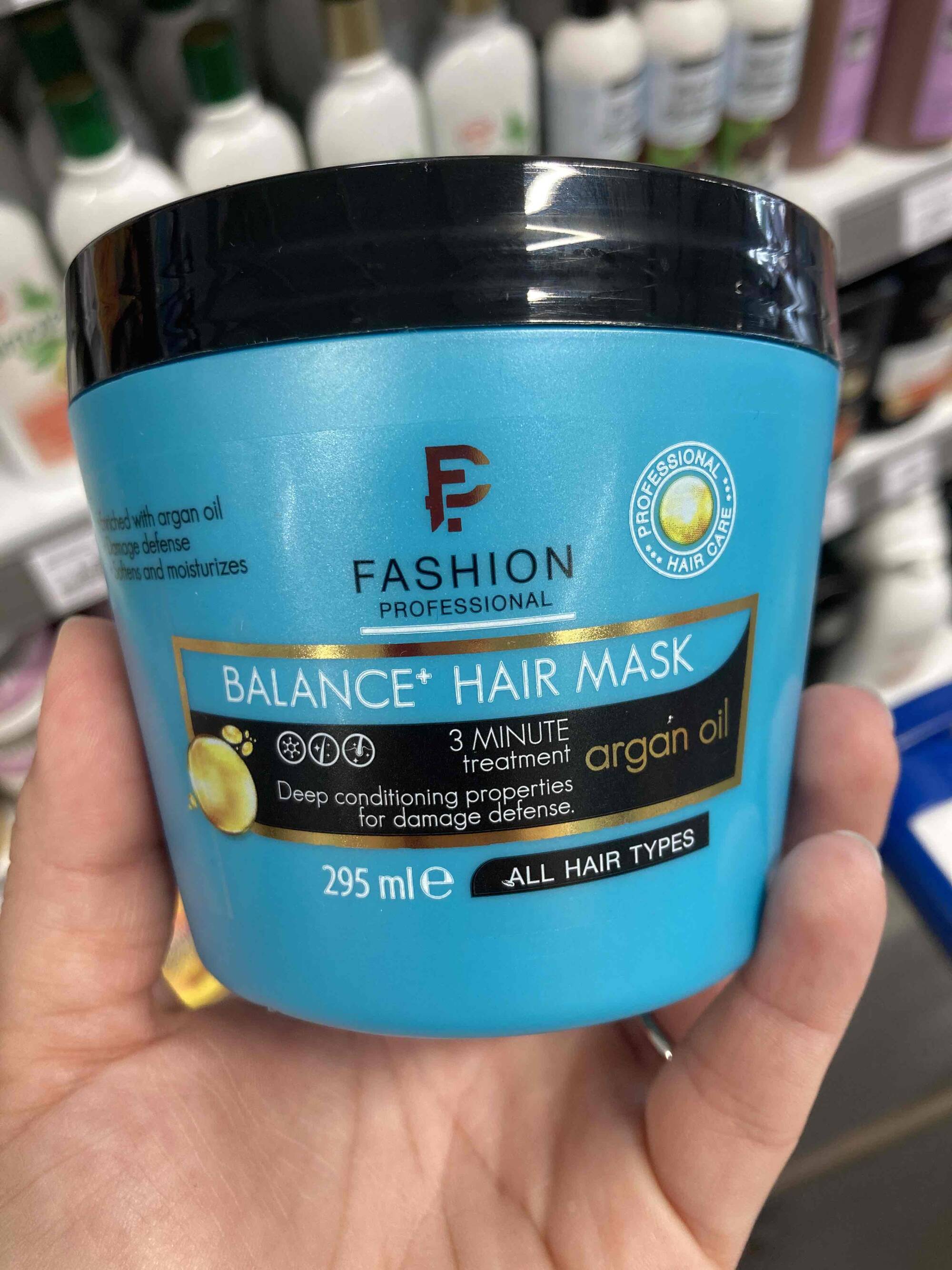 FASHION PROFESSIONAL - Balance+ hair mask argan oil