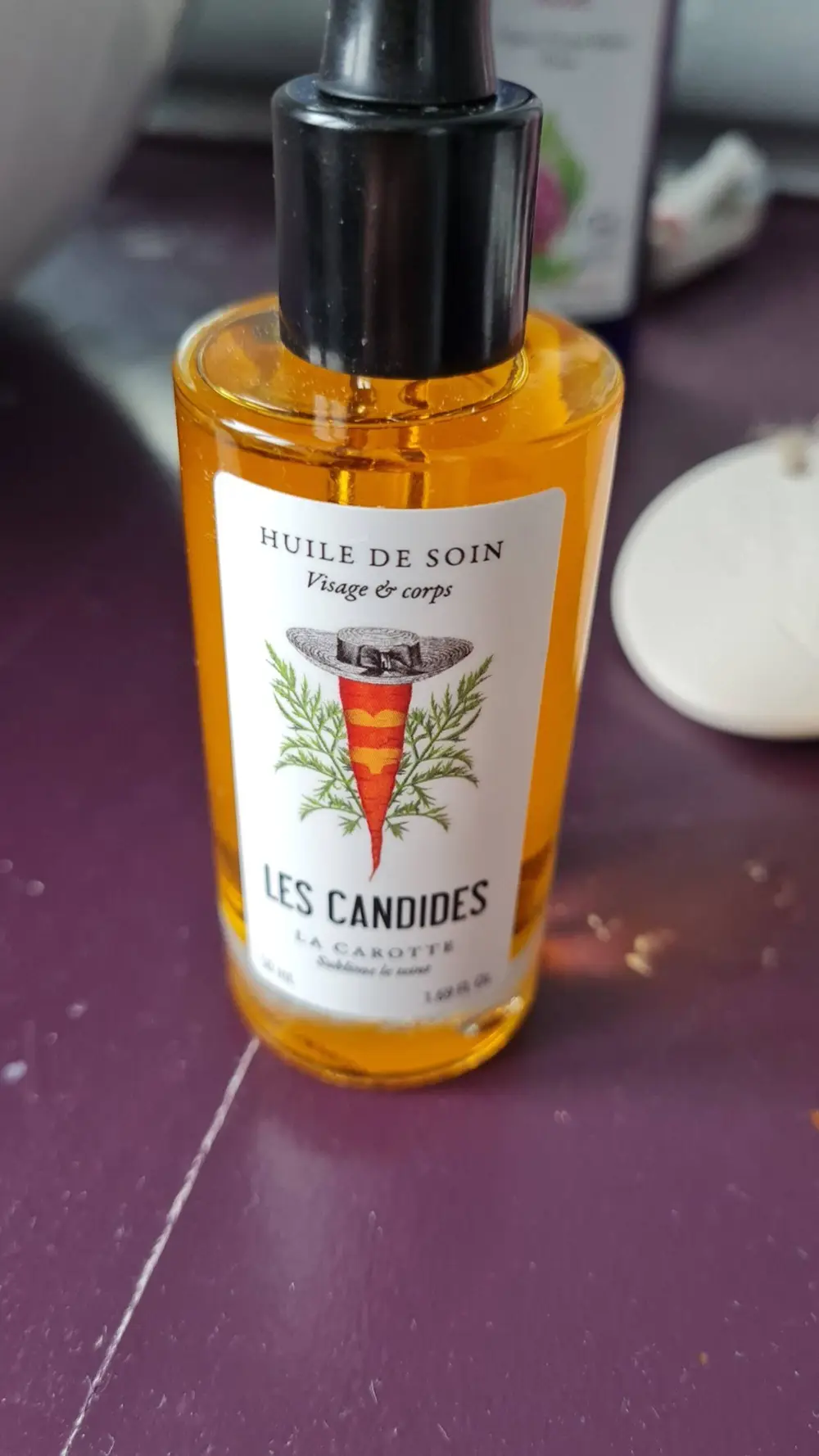LES CANDIDES - Huile de soin - La carotte