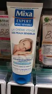 MIXA - La crème visage des peaux sensibles