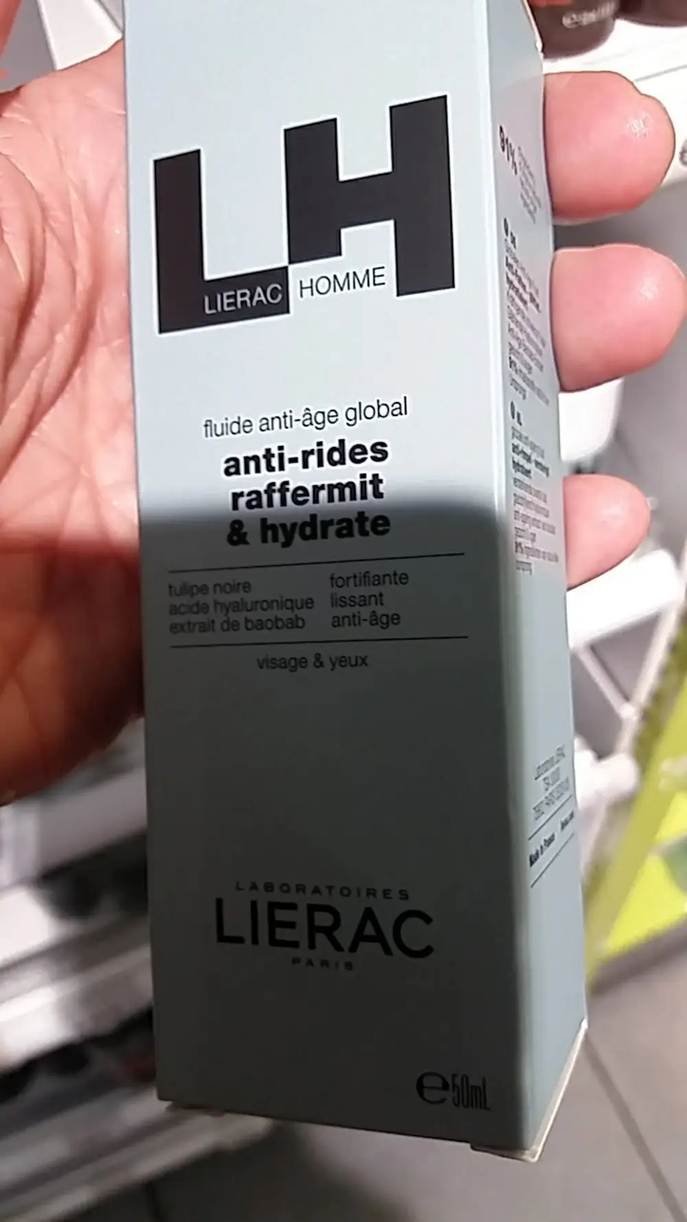 LIÉRAC - Homme - Fluide anti-age global