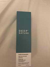 DEEP NATURE - Huile Immersion - Soin et massage relaxant