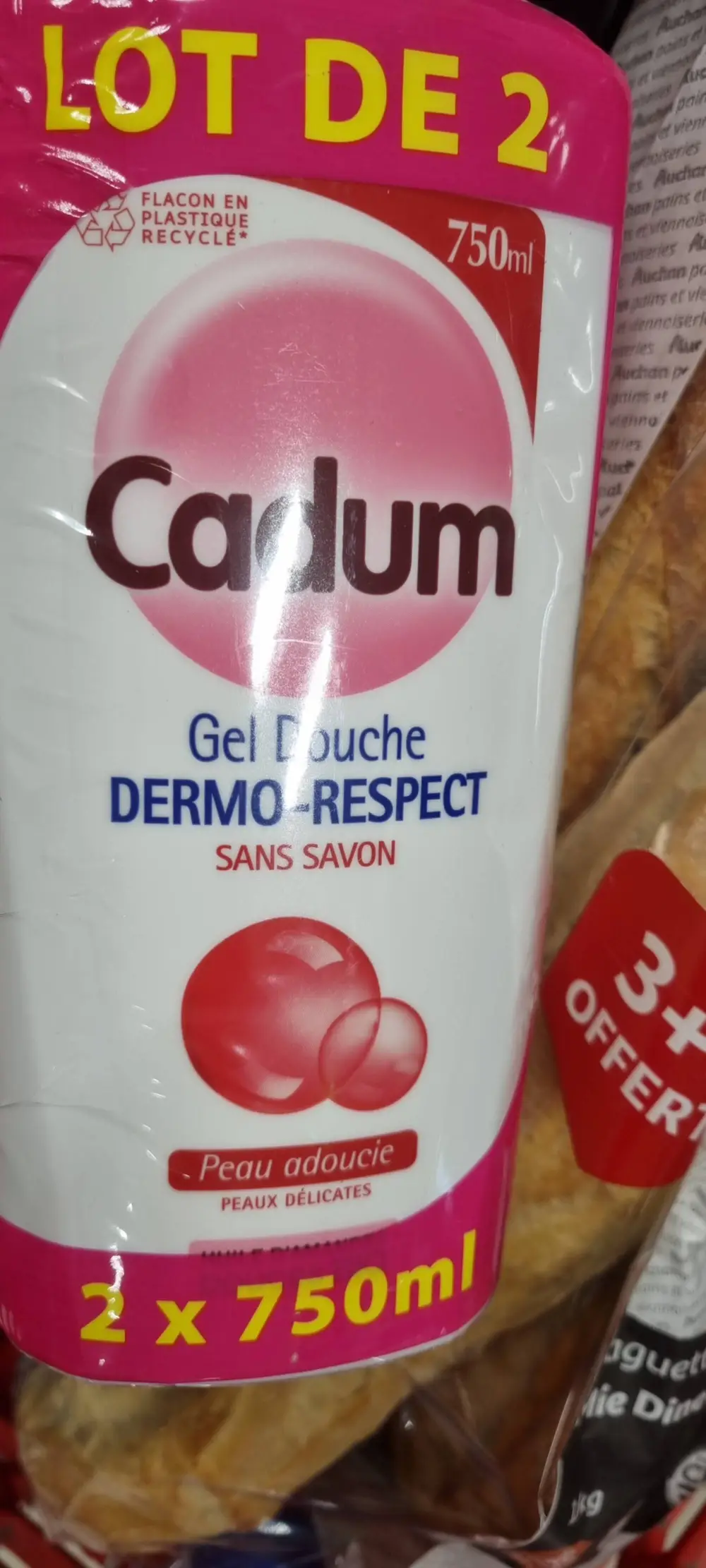 CADUM - Dermo-respect - Gel douche sans savon