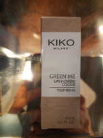 KIKO - Green me - Lips & cheeks colour tulip red 01