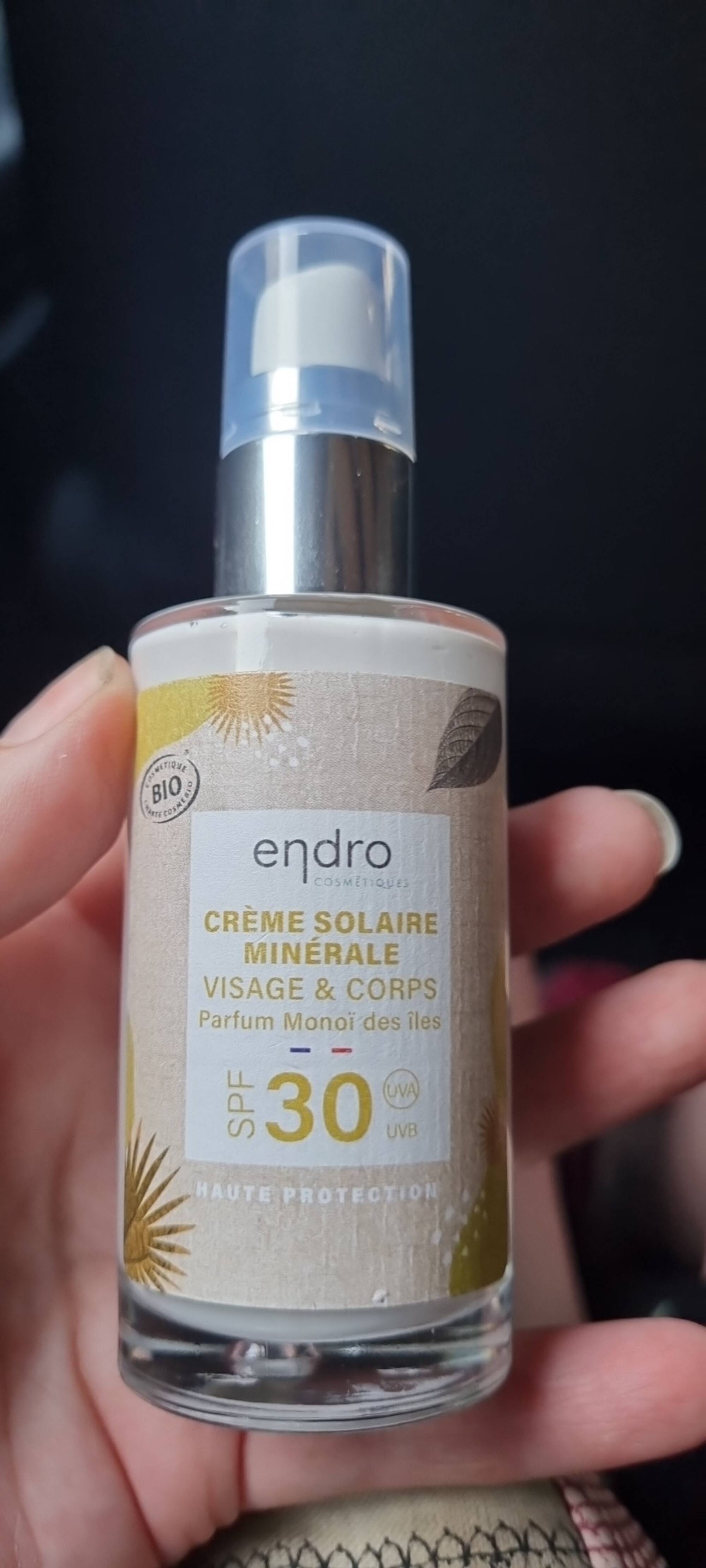 ENDRO - Crème solaire minérale SPF30