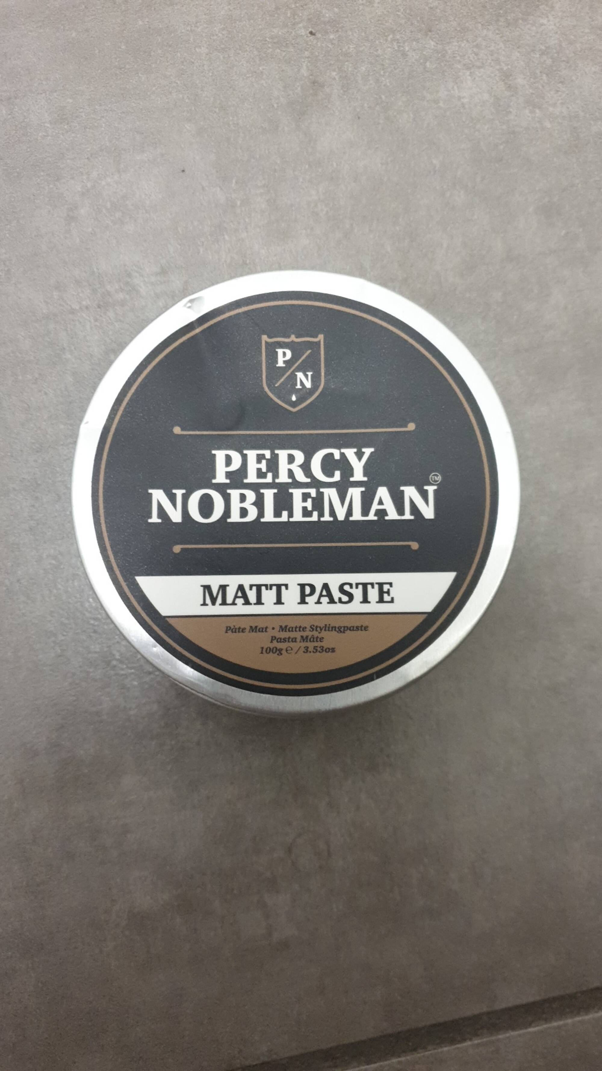 PERCY NOBLEMAN - Matt paste