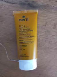 AVRIL - Lait solaire visage & corps SPF50