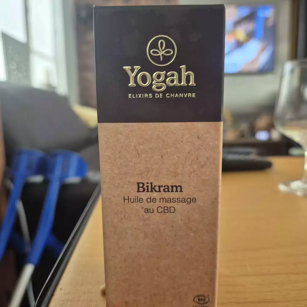 YOGAH - Bikram - Huile de massage au CBD