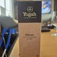 YOGAH - Bikram - Huile de massage au CBD