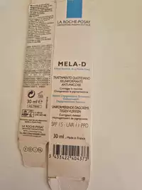 LA ROCHE-POSAY - Mela-D - Trattamento quotidiano reuniformante anti-macchie SPF 15