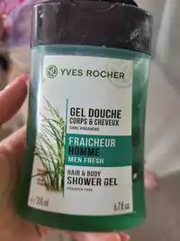 YVES ROCHER - Gel douche fraicheur homme