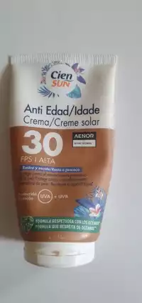 CIEN SUN - Anti edad - Creme solar alta FPS 30