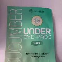SKINBLISS - Cucumber - Under eye-pads 