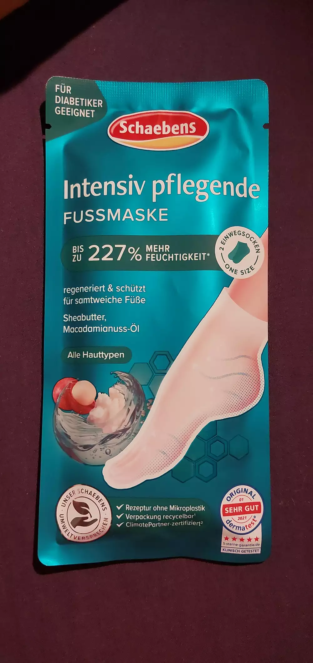 SCHAEBENS - Intensiv pflegende fussmaske