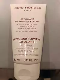 CINQ MONDES - Exfoliant graines et fleurs
