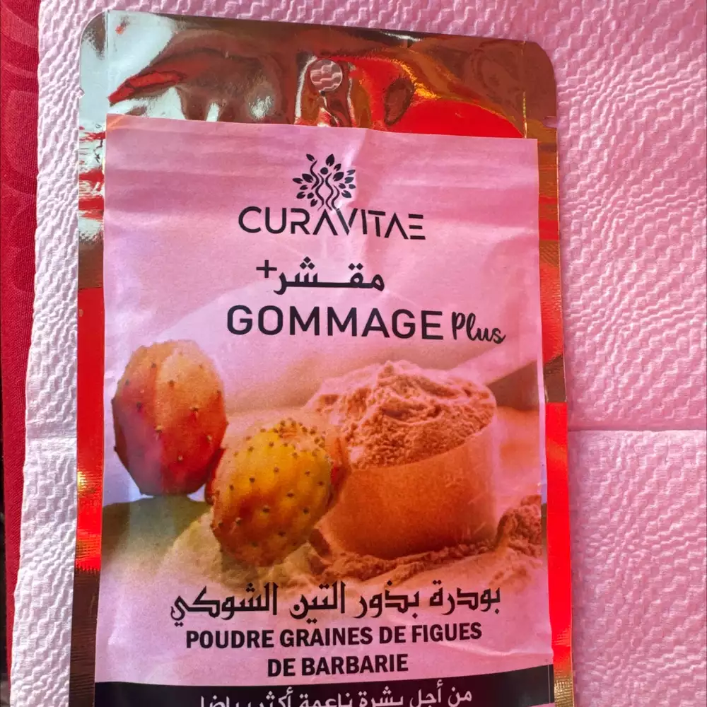 CURAVITAE - Gommage plus poudre graines de figues de barbarie
