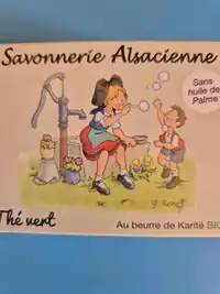 SAVONNERIE ALSACIENNE - Savon thé vert au beurre de karité bio