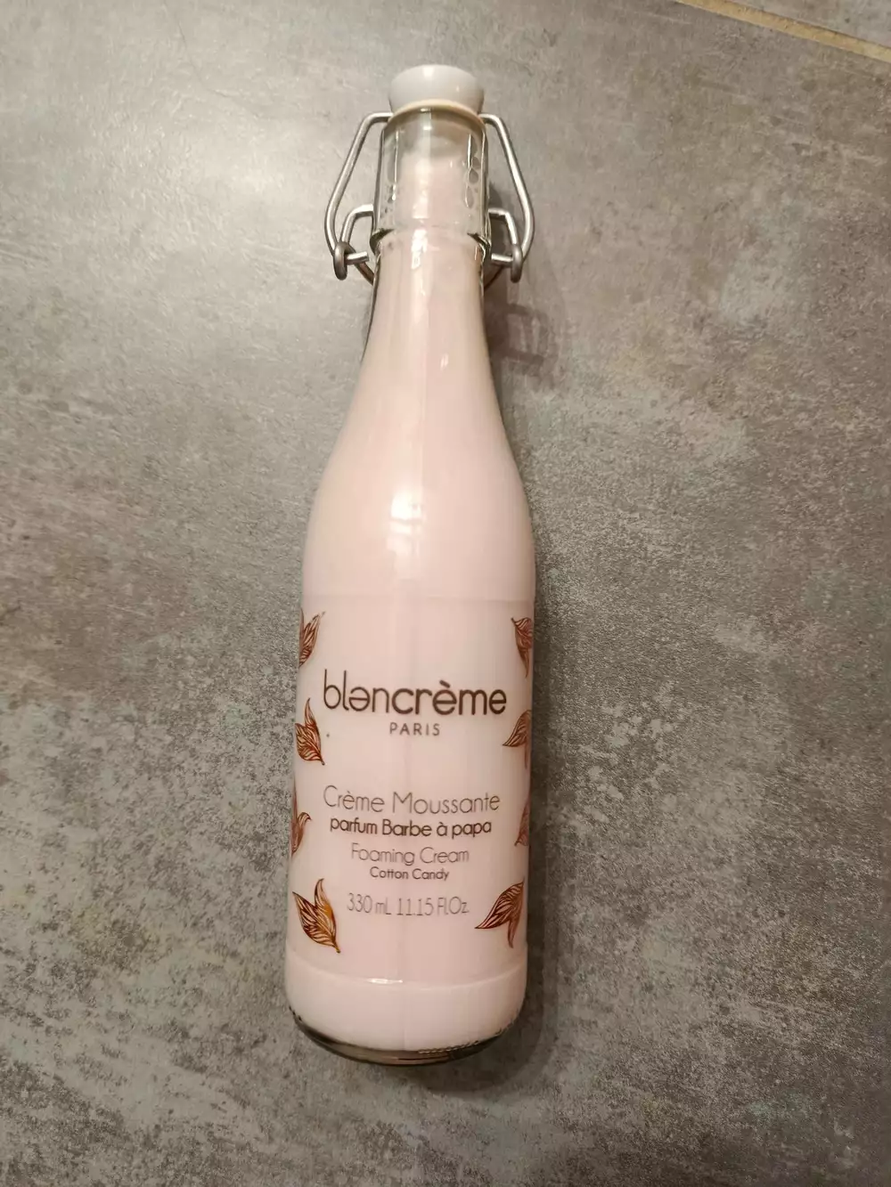 BLANCRÈME - Crème moussante parfum barbe à papa