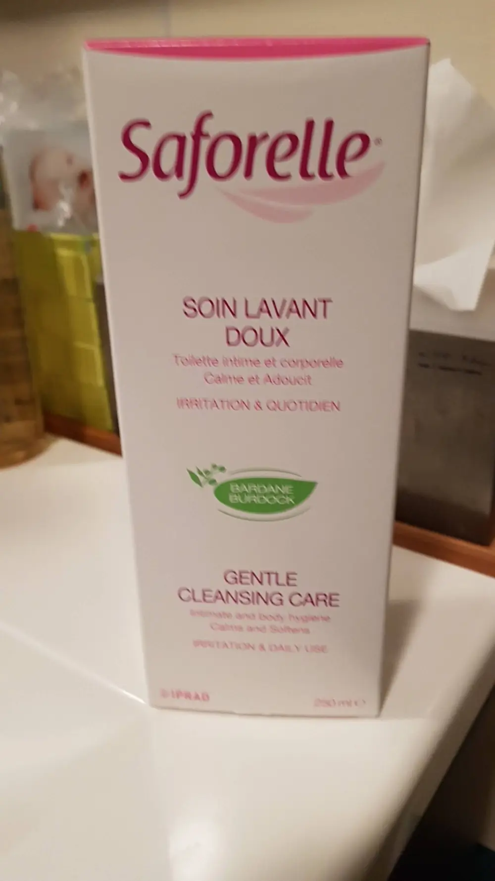 SAFORELLE - Soin lavant doux - Toilette intime et corporel