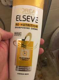 L'ORÉAL - Elseve - Re-nutrition shampooing crème