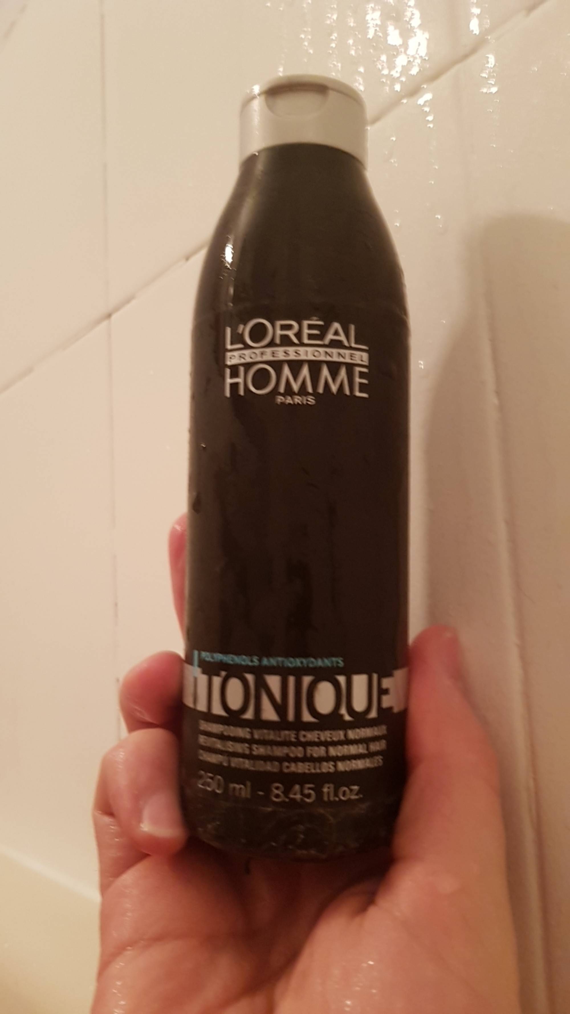 L'ORÉAL - Tonique homme - Shampooing vitalité cheveux normaux