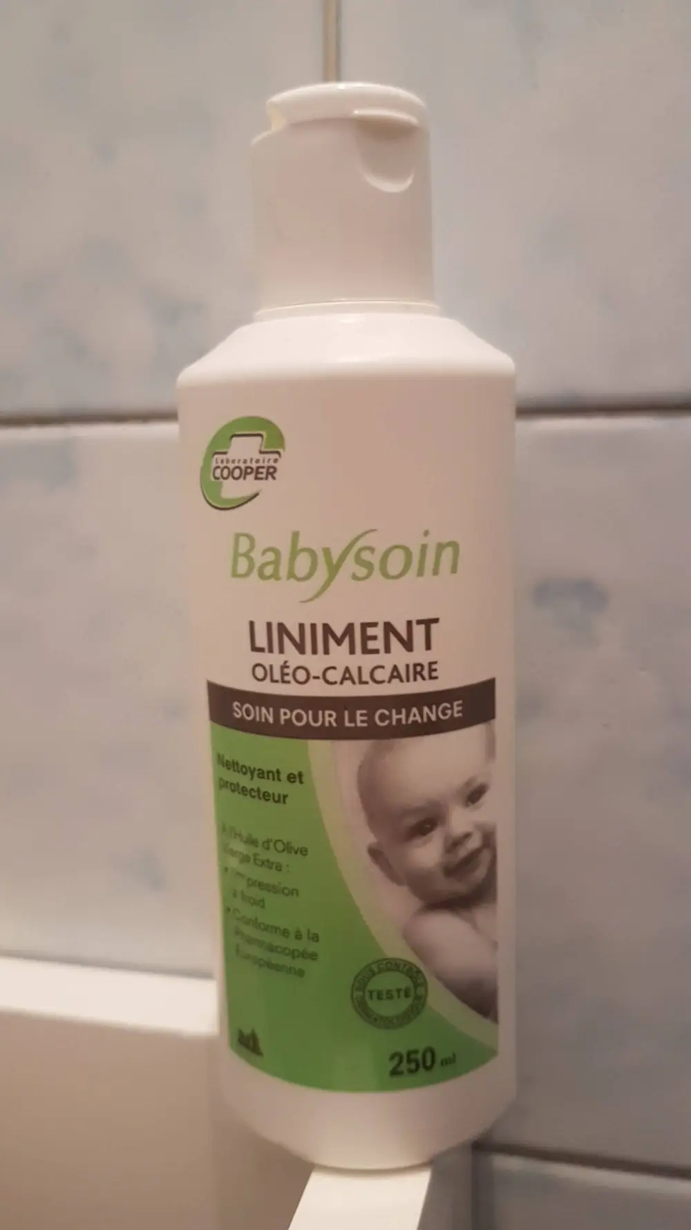 COOPER - Babysoin - Liniment Oléo-calcaire - Soin pour le change