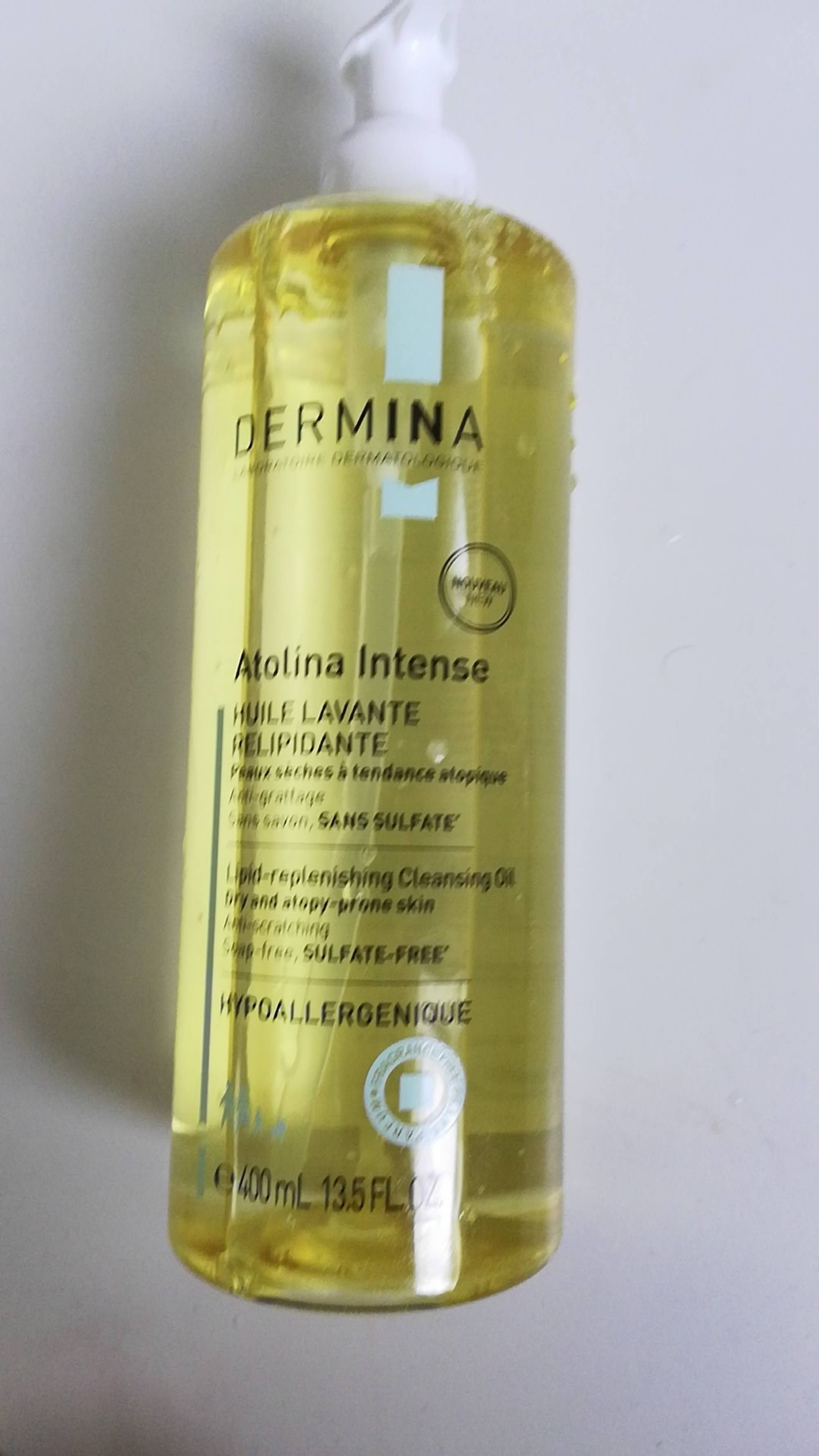 DERMINA - Atolina intense - Huile lavante Relipidante