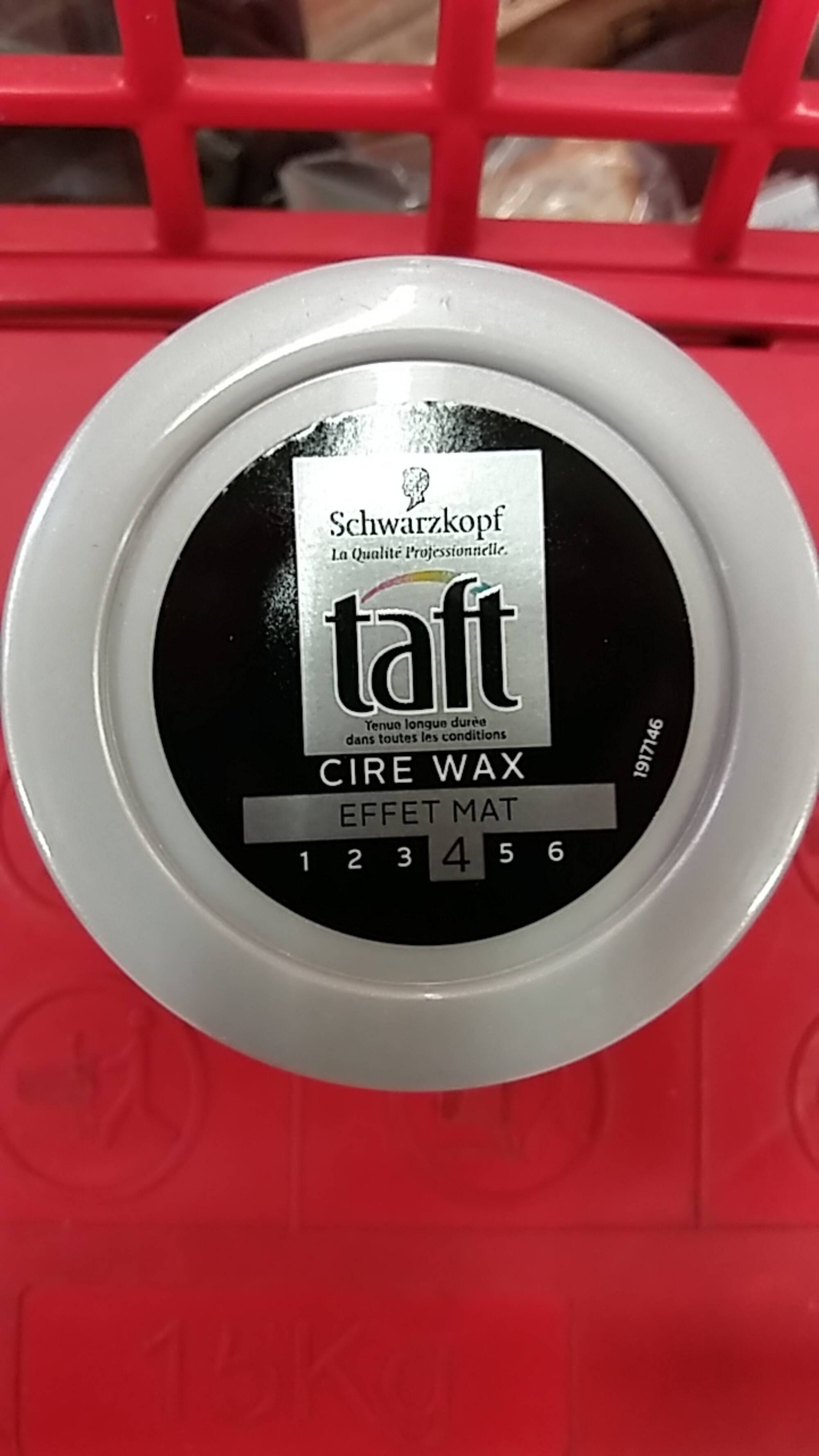 SCHWARZKOPF - Taft Cire Wax Effet Mat
