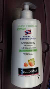 NEUTROGENA - Maxi format - Lait corps nutrition intense nordic berry