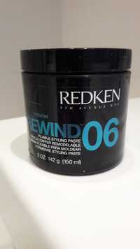 REDKEN - Rewind 06 - Pâte à coiffer remodelable