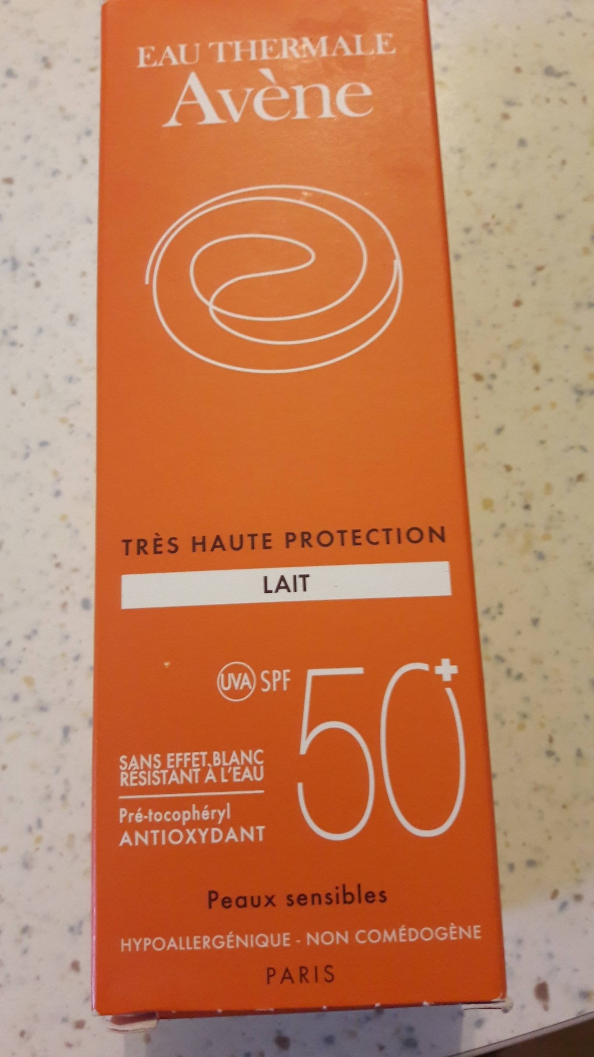 AVÈNE - Lait très haute protection spf 50+