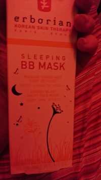 ERBORIAN - Sleeping BB Mask - Masque visage nuit - Coup de fouet 