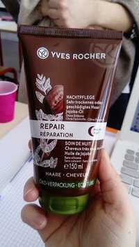 YVES ROCHER - Réparation - Soin de nuit pour cheveux très secs