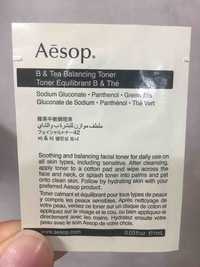 AESOP - Toner équilibrant B & thé