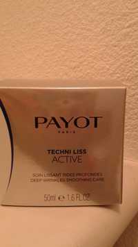 PAYOT - Techni liss active - Soin lissant rides profondes
