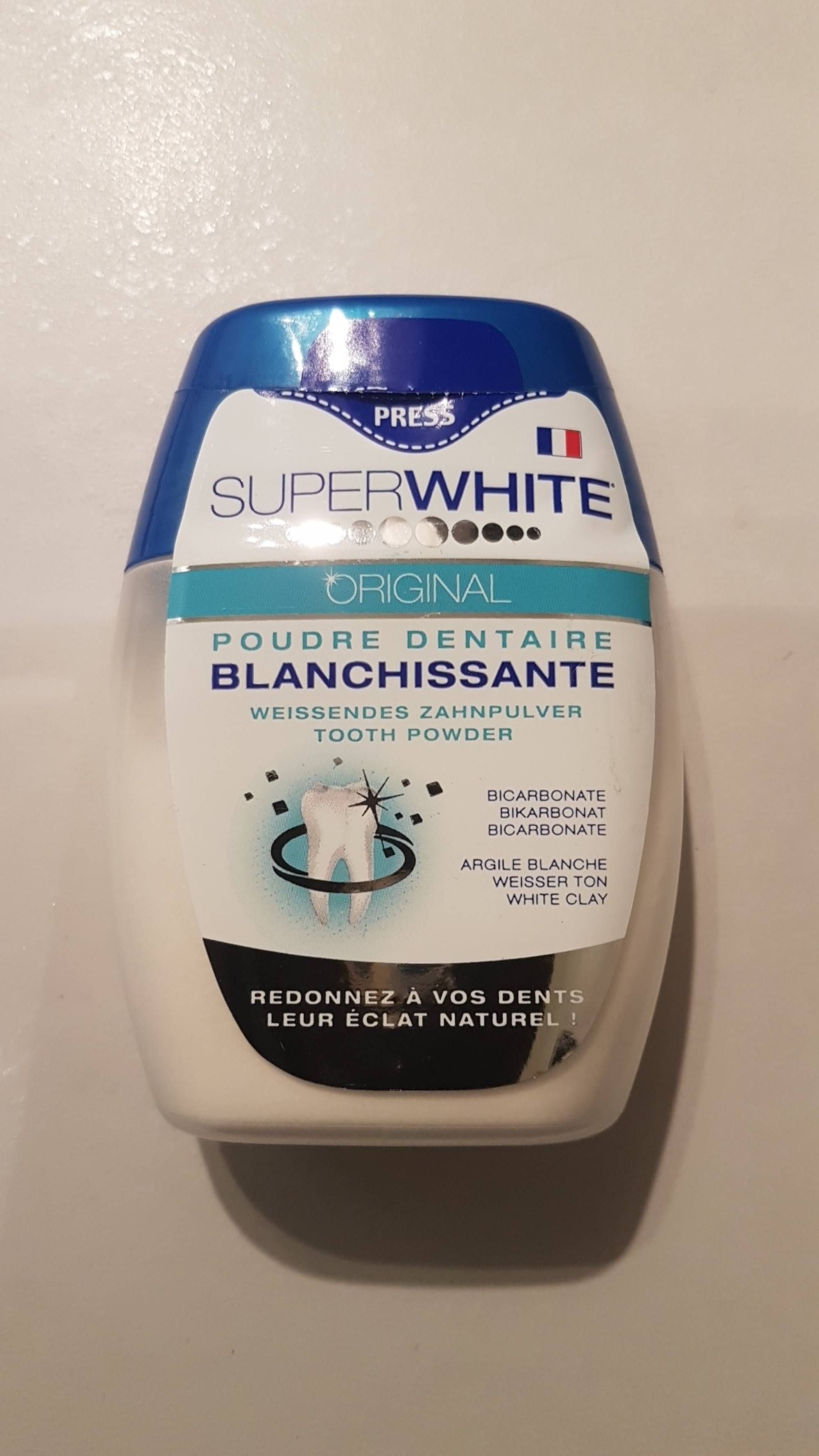 SUPERWHITE - Original - Poudre dentaire blanchissante
