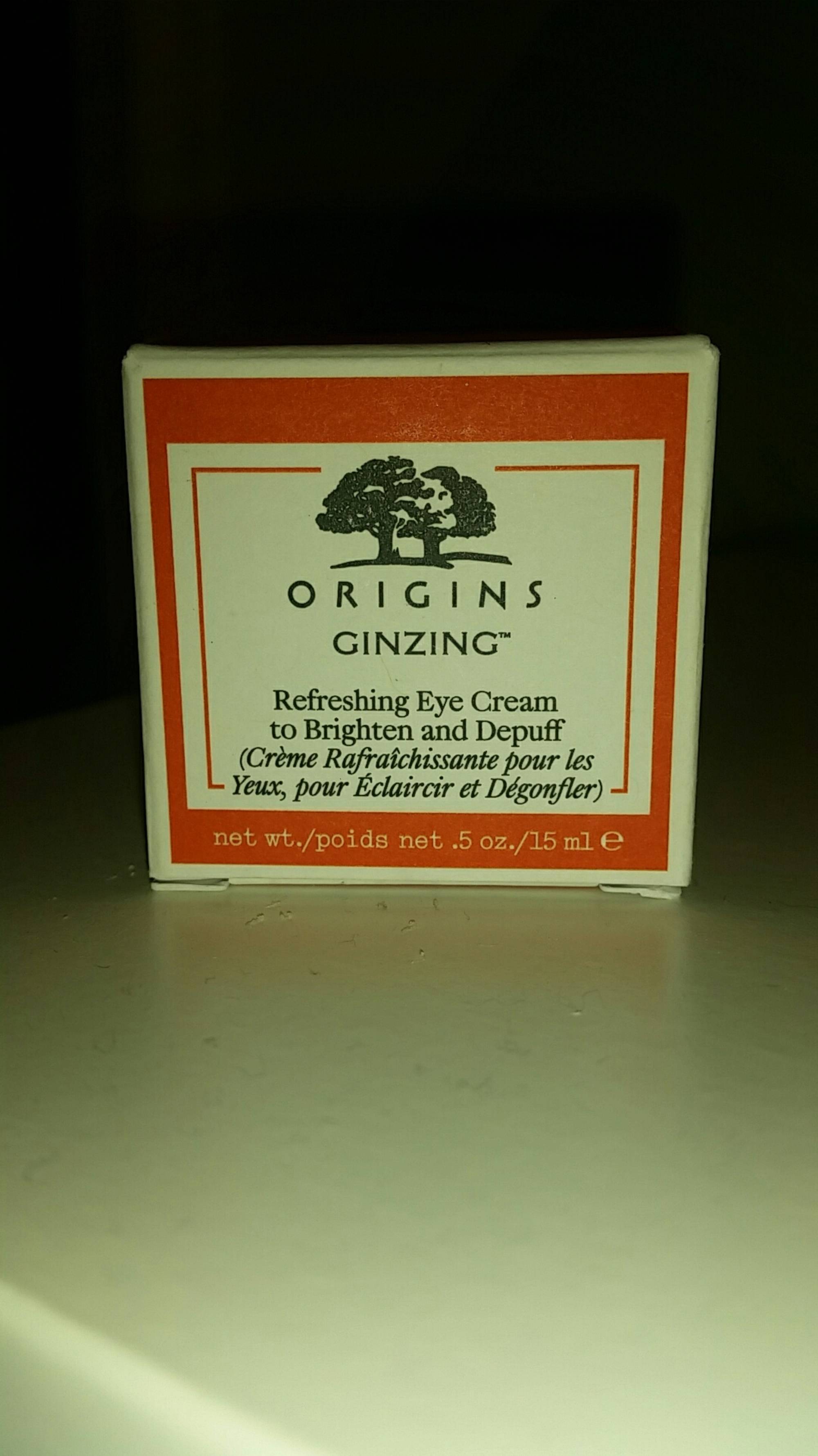 ORIGINS - Ginzing - Crème rafraîchissante pour les yeux