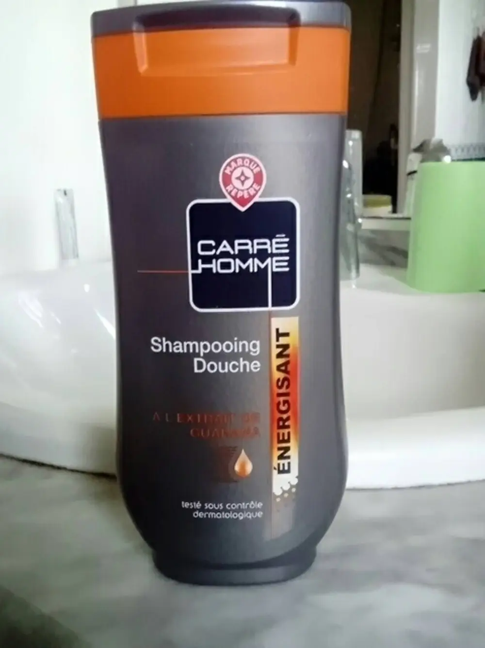 MARQUE REPÈRE - Carré homme - Shampooing douche énergisant