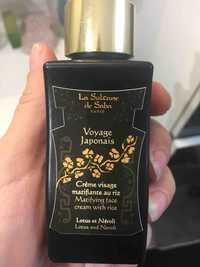 LA SULTANE DE SABA - Voyage Japonais - Crème visage matifiante au riz
