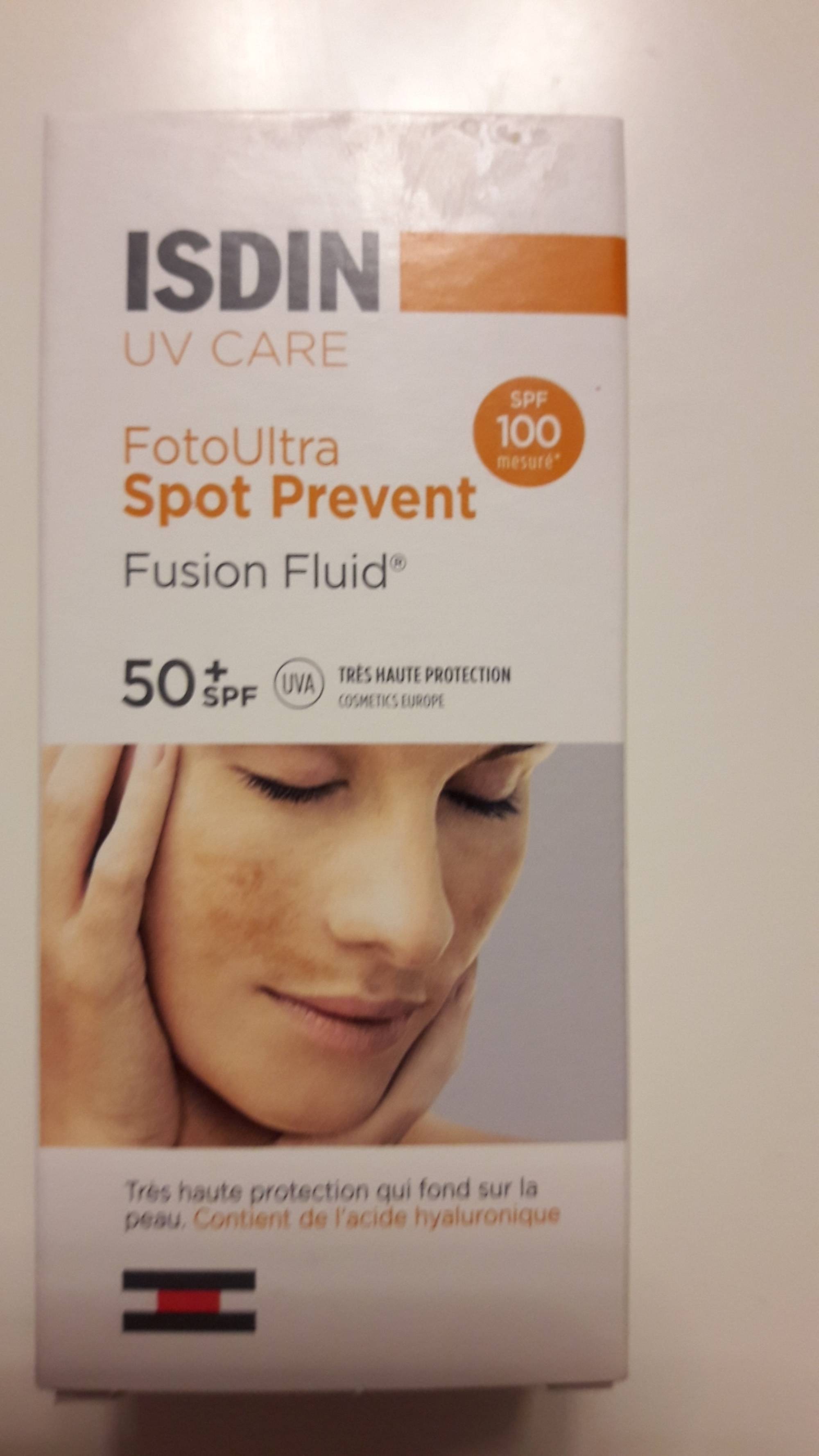 ISDIN - Foto ultra spot prevent - Fusion fluid SPF 50+