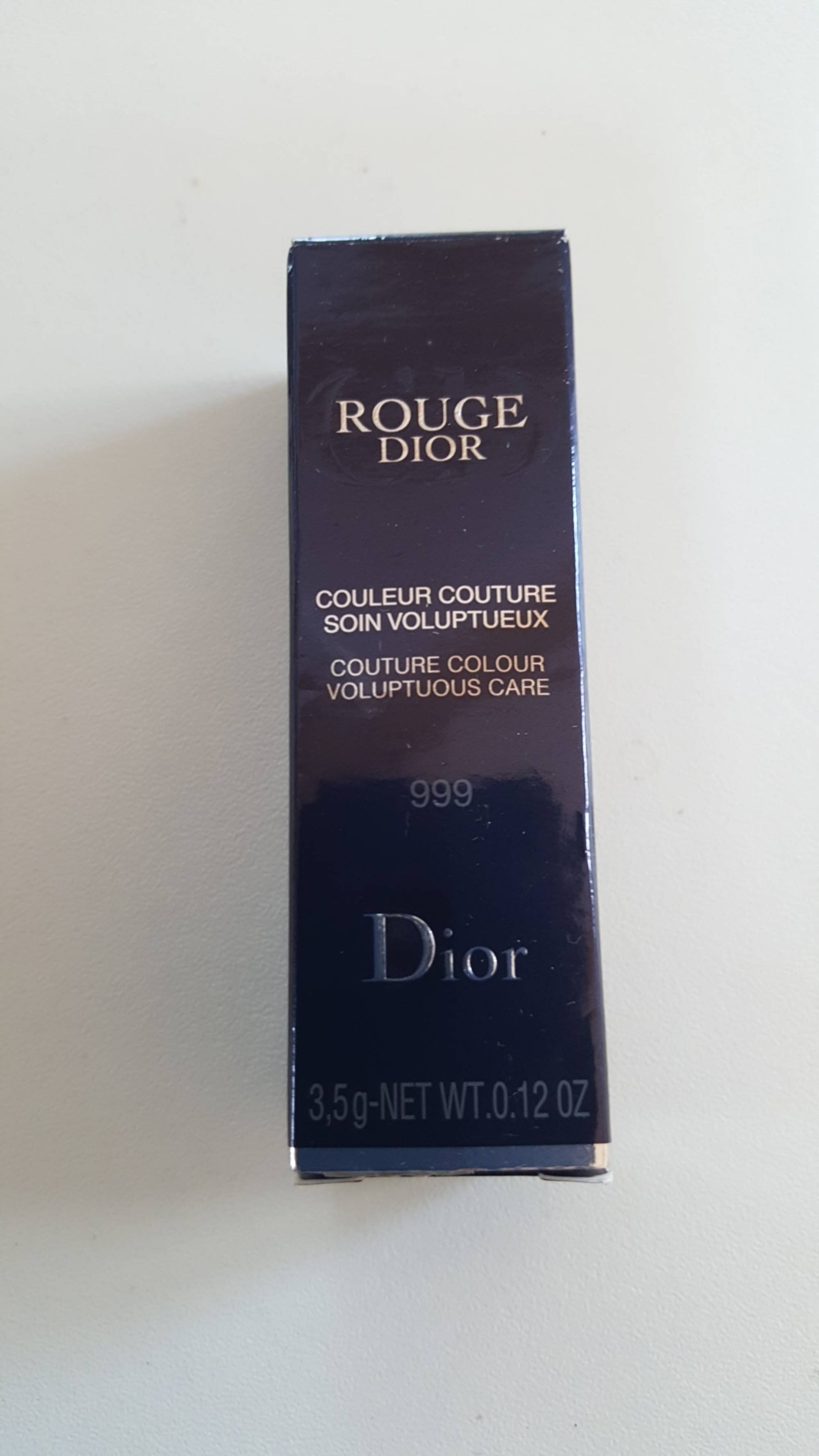 DIOR - Rouge dior - Couleur couture soin voluptueux 999