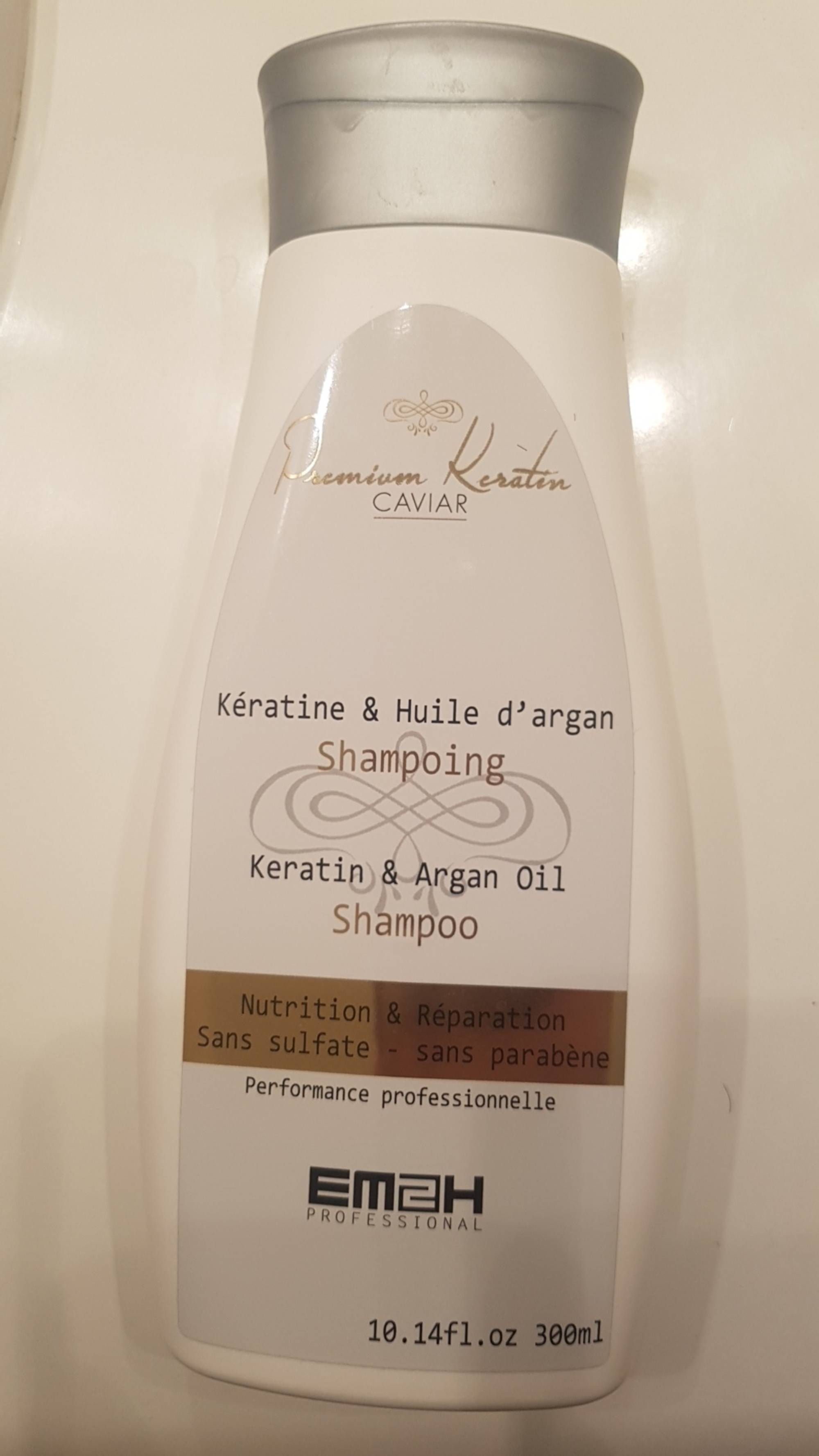 EM2H PROFESSIONAL - Shampooing keratin & huile d'argan