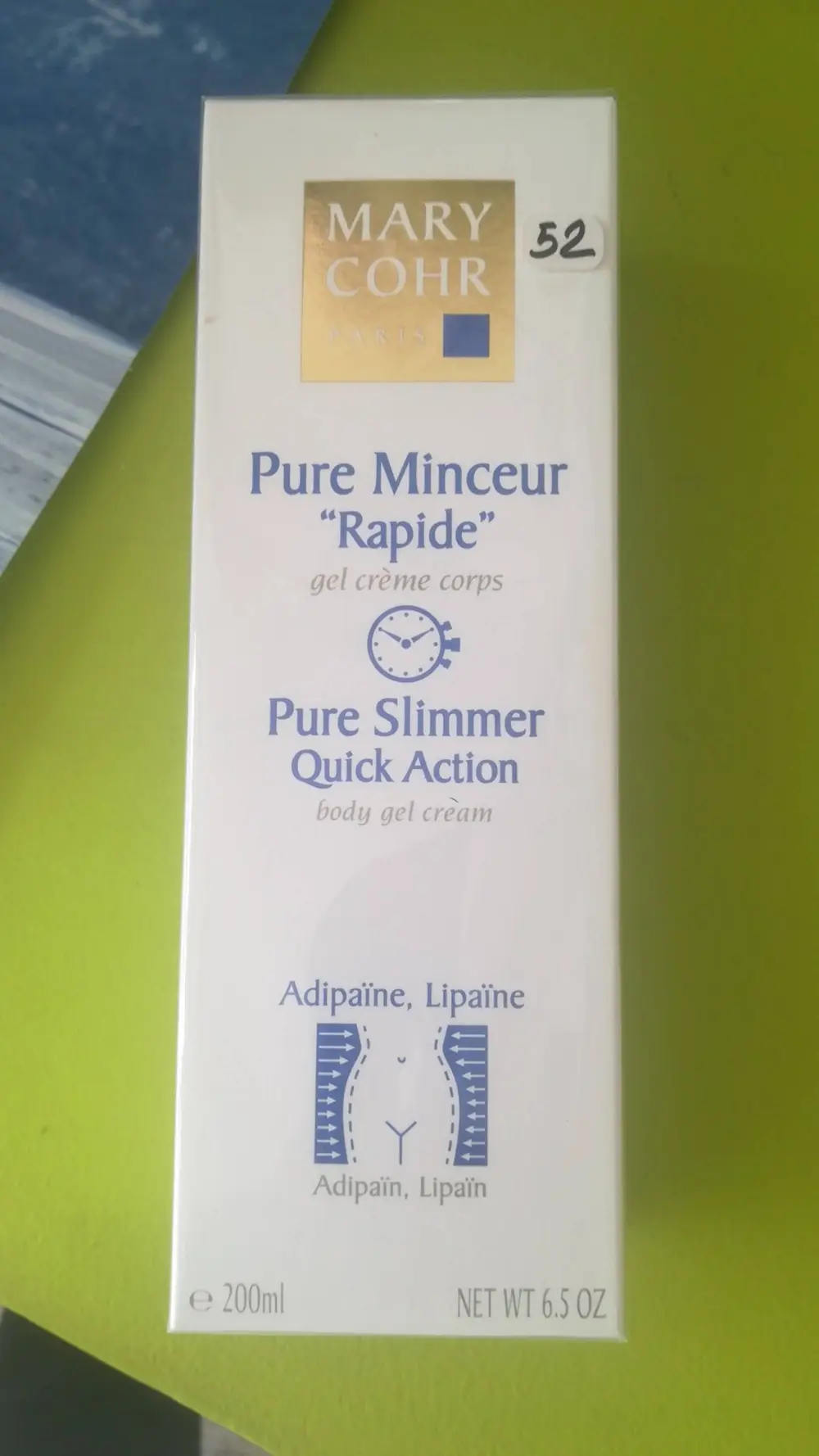 MARY COHR - Pure minceur rapide - Gel crème corps