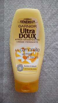 GARNIER - Ultra doux - Après-shampooing crème fondante camomille miel de fleurs