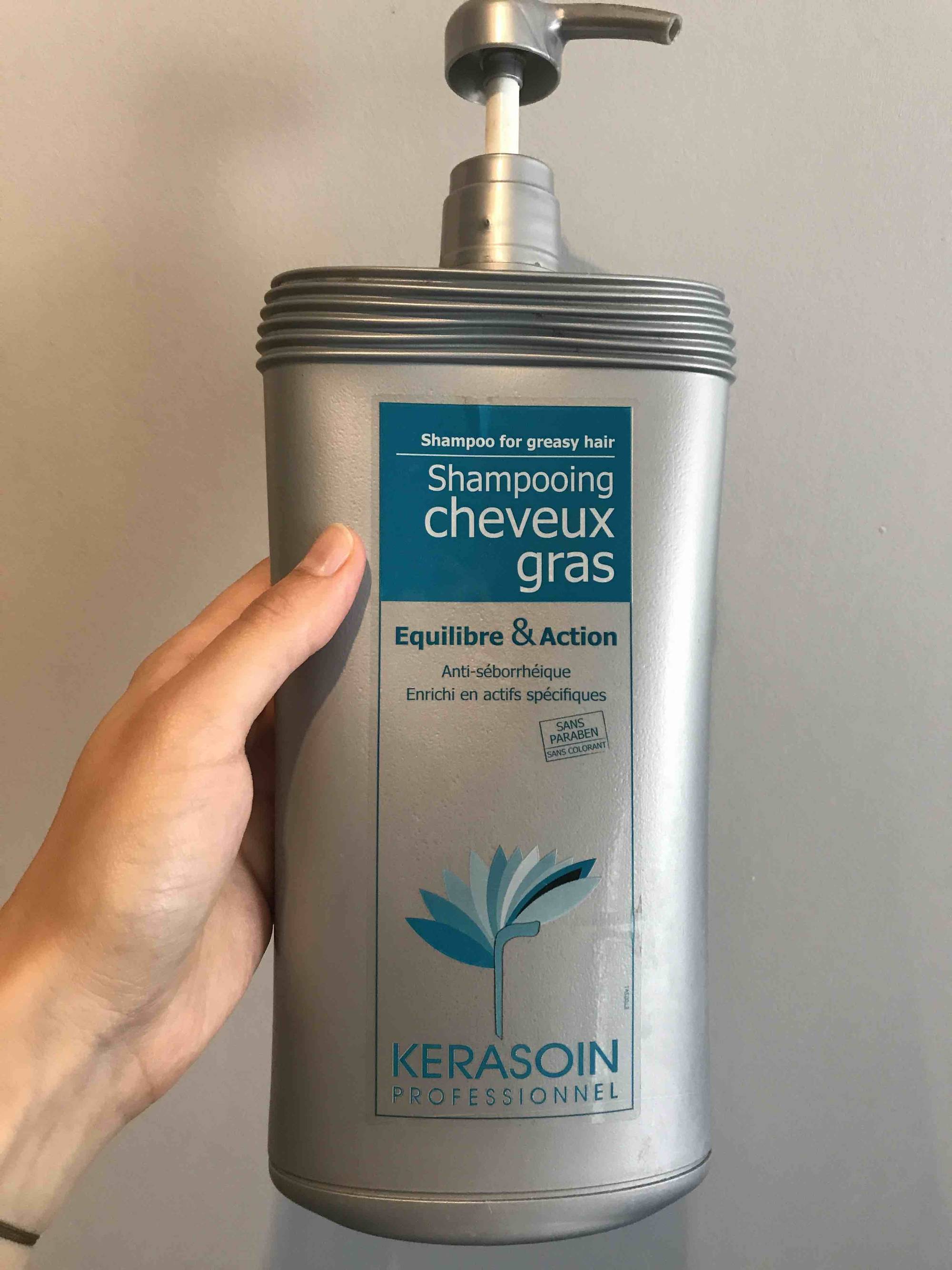KERASOIN - Shampooing cheveux gras - Equilibre & action