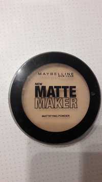 MAYBELLINE - Matte maker - mattifying powder 30 natural beige